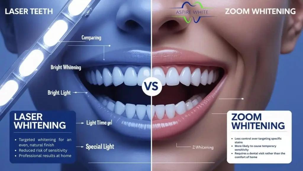 Laser Teeth Whitening vs. Zoom Whitening Mansfield